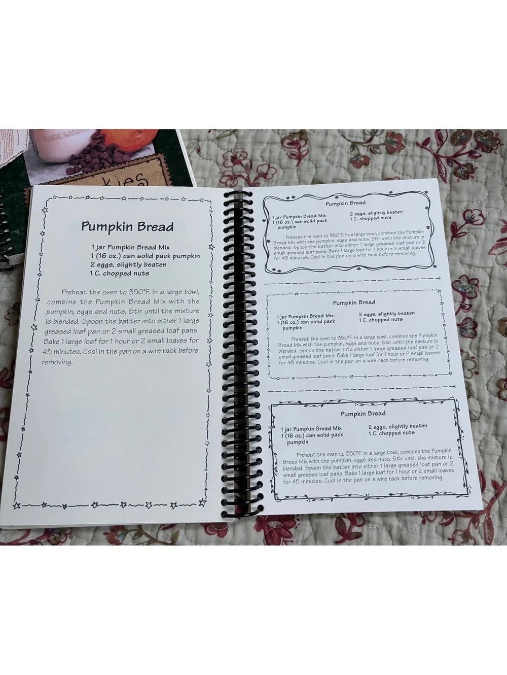 Gifts in a Jar Recipe Books Set - Cookies, Bars & Brownies, Muffins & Breads